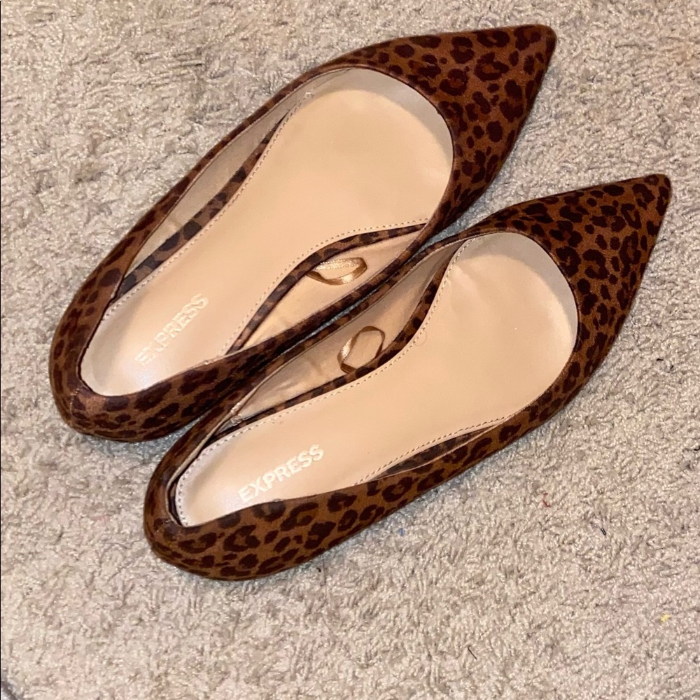 Express Leopard Flats